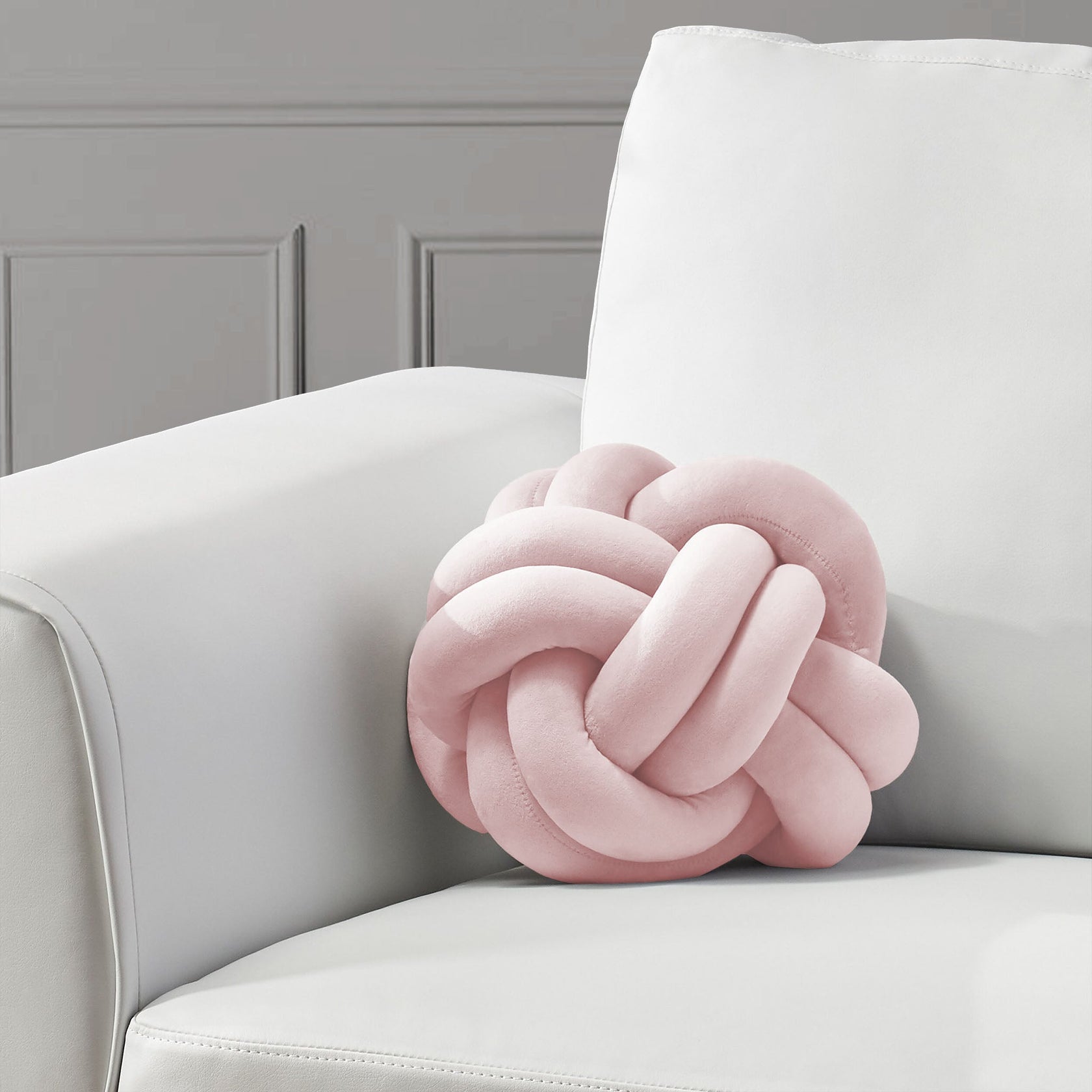 Knot Velvet Throw Pillow The Home Vibe